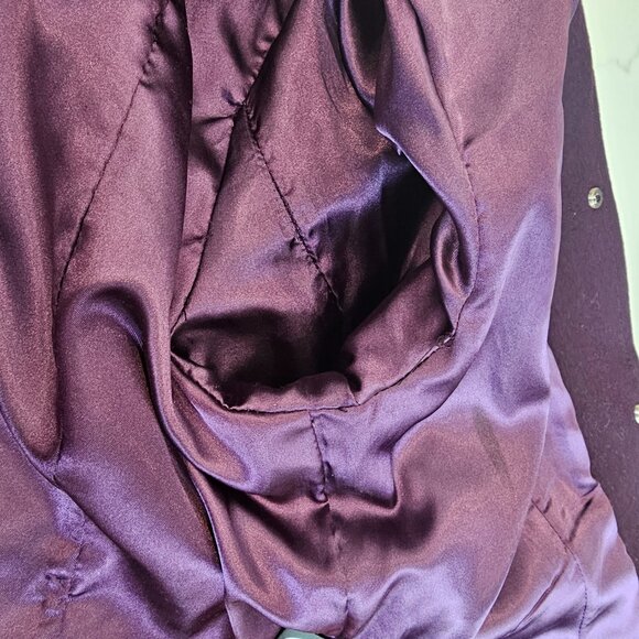 Kenneth Cole Wool Blend Coat | Purple | Size 12 | Pre-Loved - Picture 14 of 16